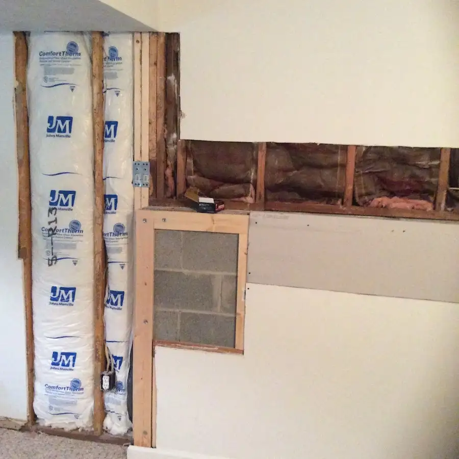 Wall insulation replacement during Structural Drying in Carlinville